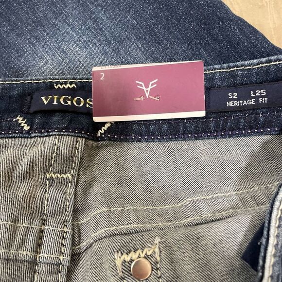 New with tag Vigoss Heritage Capri jeans suze2/L25 - Picture 10 of 11